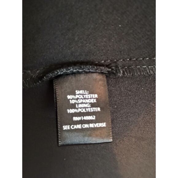 Torrid Dress Women 24 Black At The Knee Studio Refined Crepe Skater Babydoll New - Picture 7 of 8